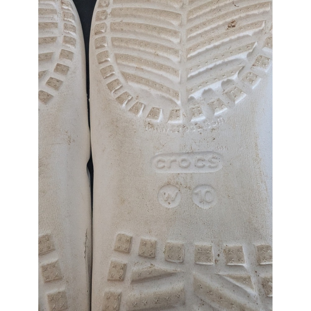 Crocs Kadee II Flip Flops Womens 10 White Tropical Floral Print Sandals 205078 - Picture 10 of 10